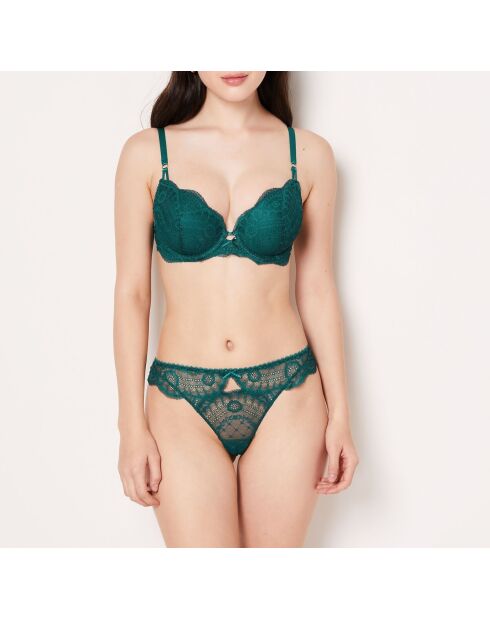 Nr. 1 Escapade groene push-up bh met beugel