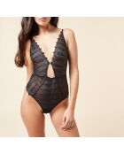 Fabuleuse, einteiliger Body ohne Bügel, schwarz