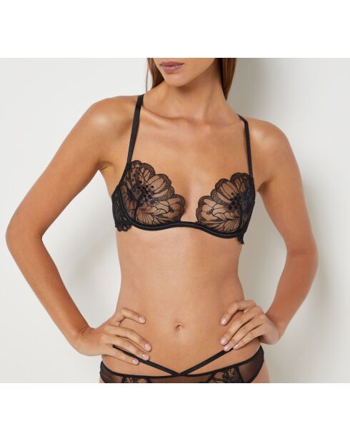 Conquise zwarte bh met beugel