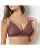 BH zonder beugel met uitneembaar kussentje nr. 8 Idole chocolate