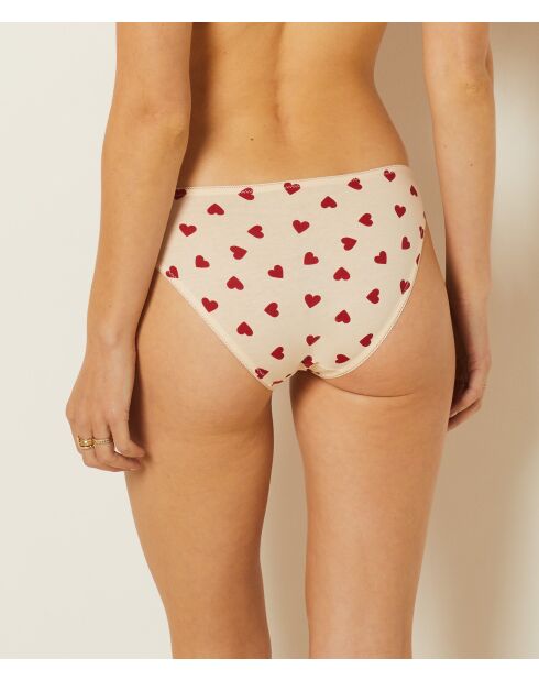 Set de 4 braguitas rojas Selma Red