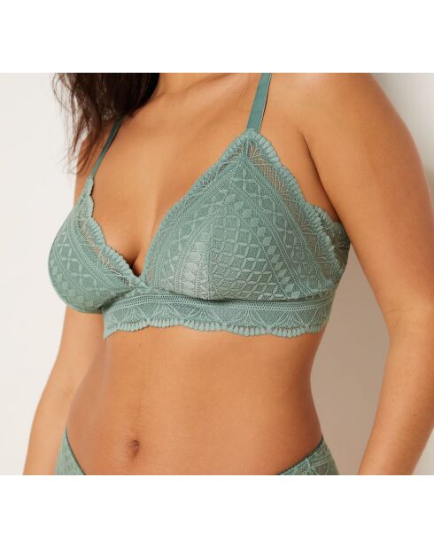 BH zonder beugel en uitneembaar kussentje n°8 Idole khaki olive