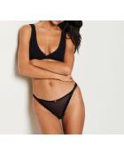 Tanga Lena negro/dorado