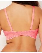 BH ohne Bügel mit abnehmbarem Polster Nr. 8 Idole Rose Bonbon