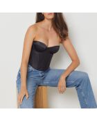 Sujetador negro con aros Convoitise