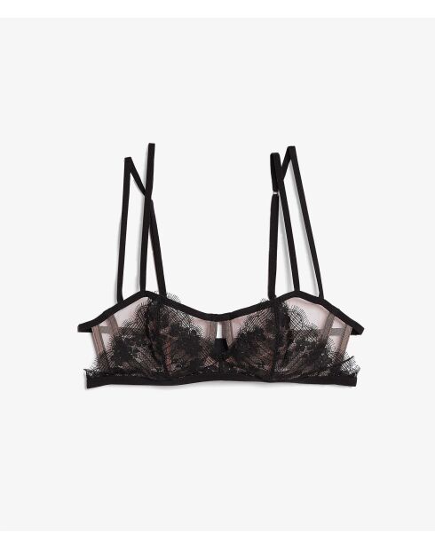 Schwarzer Bügel-BH von Alchimie