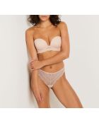 Idole poederroze push-up bh met beugel