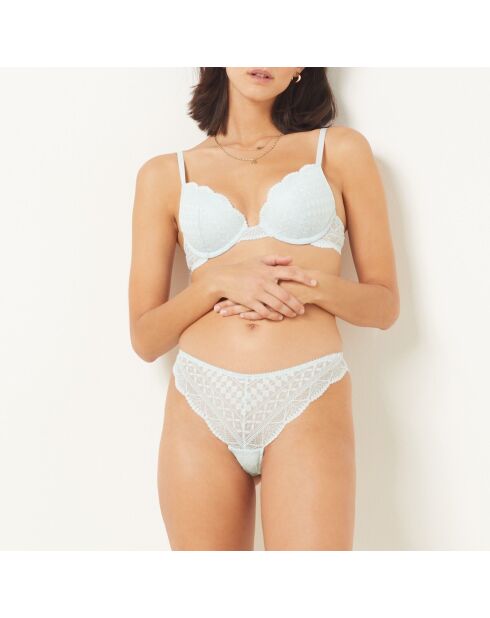 Idole hemelsblauwe push-up bh met beugel nr. 2