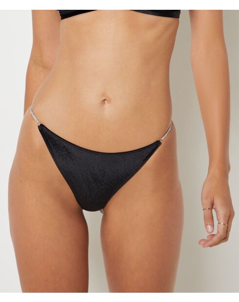 Zwarte ondeugende string