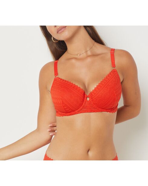 Soutien-gorge avec armatures n°4 Diamant orange