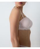 Idole poederroze push-up bh met beugel