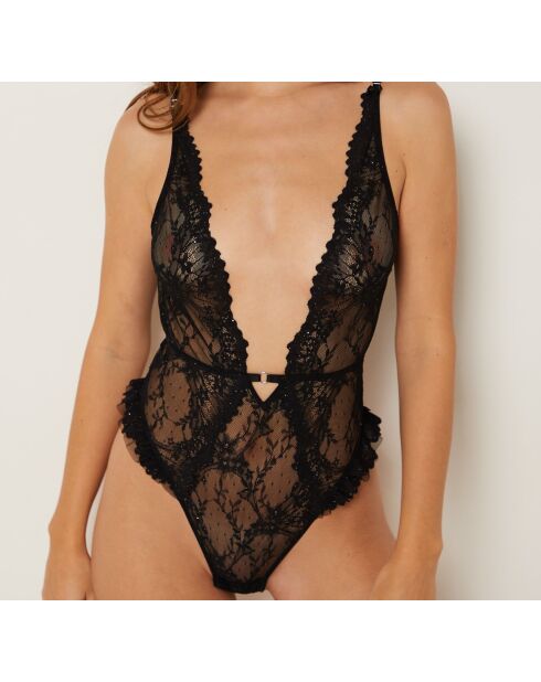 Body intero nero senza ferretto Instant S24