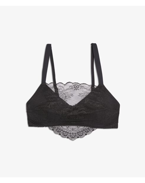 Reggiseno senza ferretto nero esclusivo Post Op