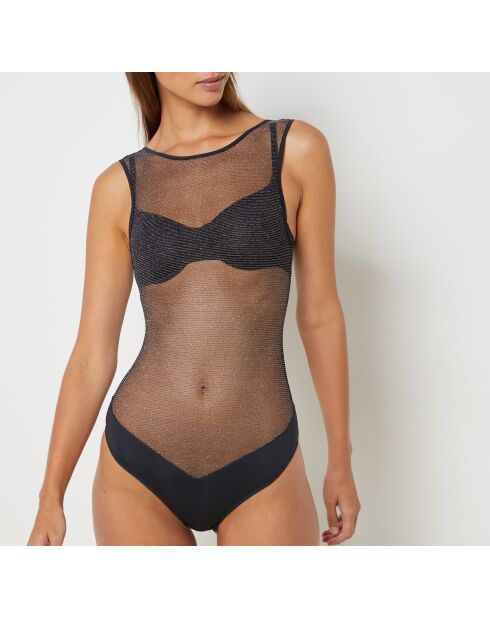 Body une pièce sans armatures Delice noir