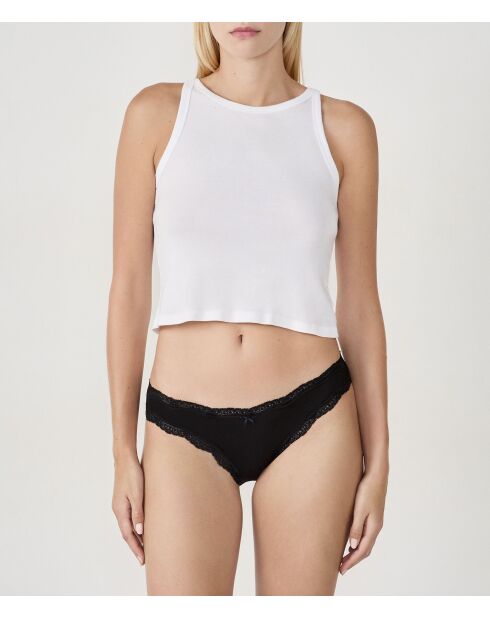 Set van 7 zwarte Jim-slipjes