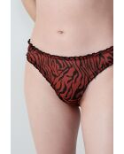 Set di 3 tangas Joellie nere/rosse