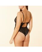 Fabuleuse, einteiliger Body ohne Bügel, schwarz