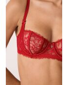 Soutien-gorge avec armatures Mascarade rouge