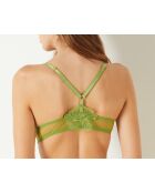 Sujetador Push-up Conquise anis con aros