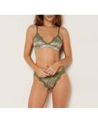 Grüner Tanga Florish aus Tannenholz