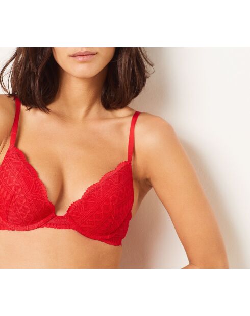 Roter Idole Push-up-BH mit Bügel Nr. 2