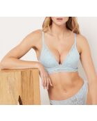 Cosy Wireless blauwe push-up bh zonder beugel