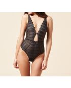 Fabuleuse, einteiliger Body ohne Bügel, schwarz