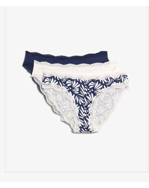 Set de 3 calzoncillos Lolla Marine Marine