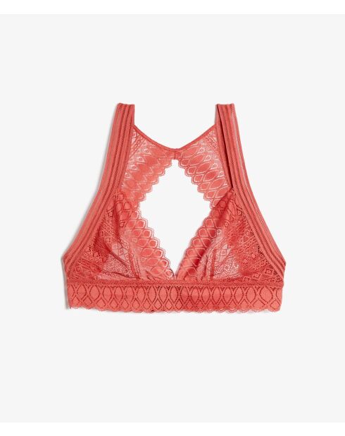 Soutien-gorge sans armatures Gravure terracotta