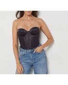 Sujetador negro con aros Convoitise