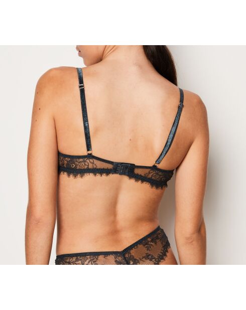 Antracietkleurige beugelbeha nr. 9 Twist