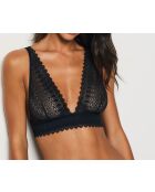 Soutien-gorge sans armatures n°8 Gravure noir