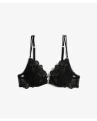 Palmes zwarte push-up bh met beugel