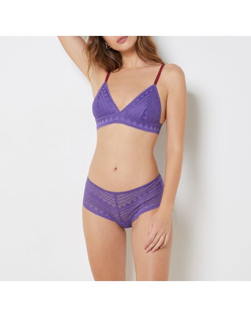 Soutien-gorge sans armatures Chroma myrtille