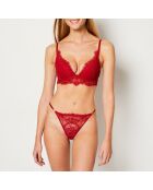 Soutien-gorge avec armatures La Chamade rouge