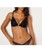 Exclusieve zwarte push-up bh met beugel