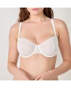 Cremefarbener BH mit Bügel Nr. 9