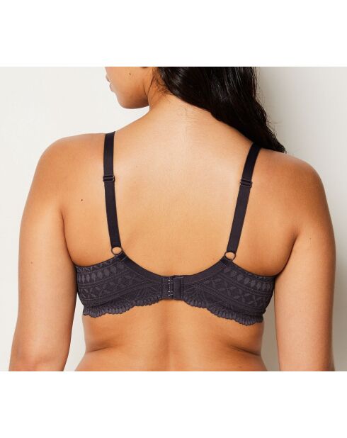 Idole antracietkleurige beugelbeha