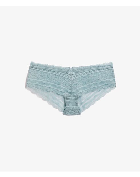 Kunstzinnige shorty met blauwe lagune