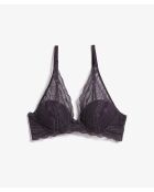 Kunstzinnige push-up bh met blauwe bessen en beugel nr. 3