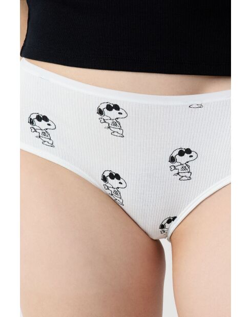 Lot de 3 shorties John Snoopy noirs