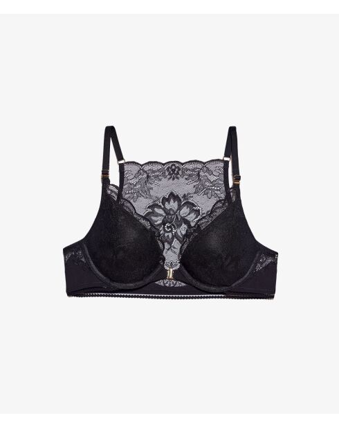 Exclusieve zwarte push-up bh met beugel