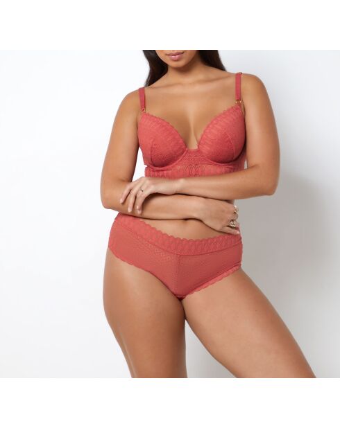 Soutien-gorge avec armatures n°5 Gravure terracotta