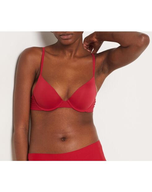 No. 2 Pure Fit Push-Up-BH mit Bügel, Rot