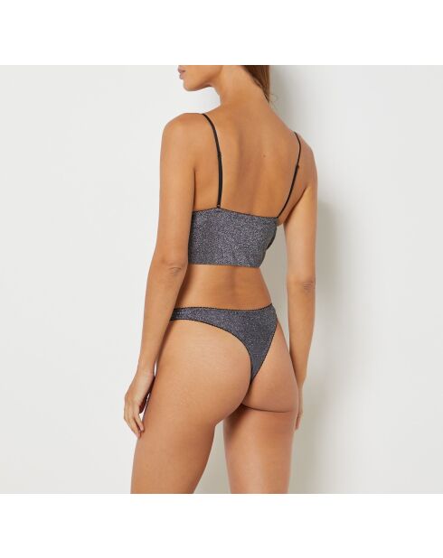 Soutien-gorge sans armatures Sparkling argent