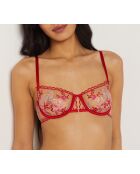 Mimosa rode bh met beugel nr. 9