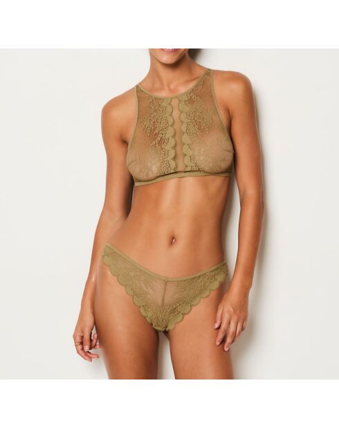 Story khakifarbener olivfarbener Tanga