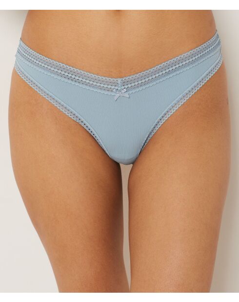 Potente perizoma blu laguna