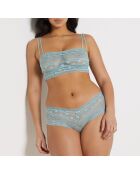 Arty lagunenblauer BH ohne Bügel