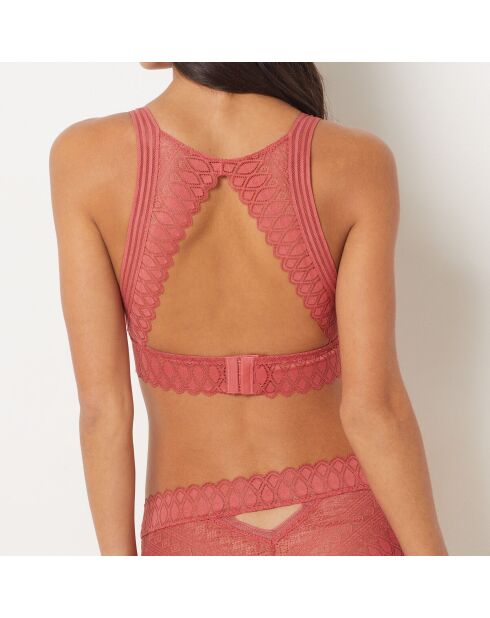 Soutien-gorge sans armatures Gravure terracotta